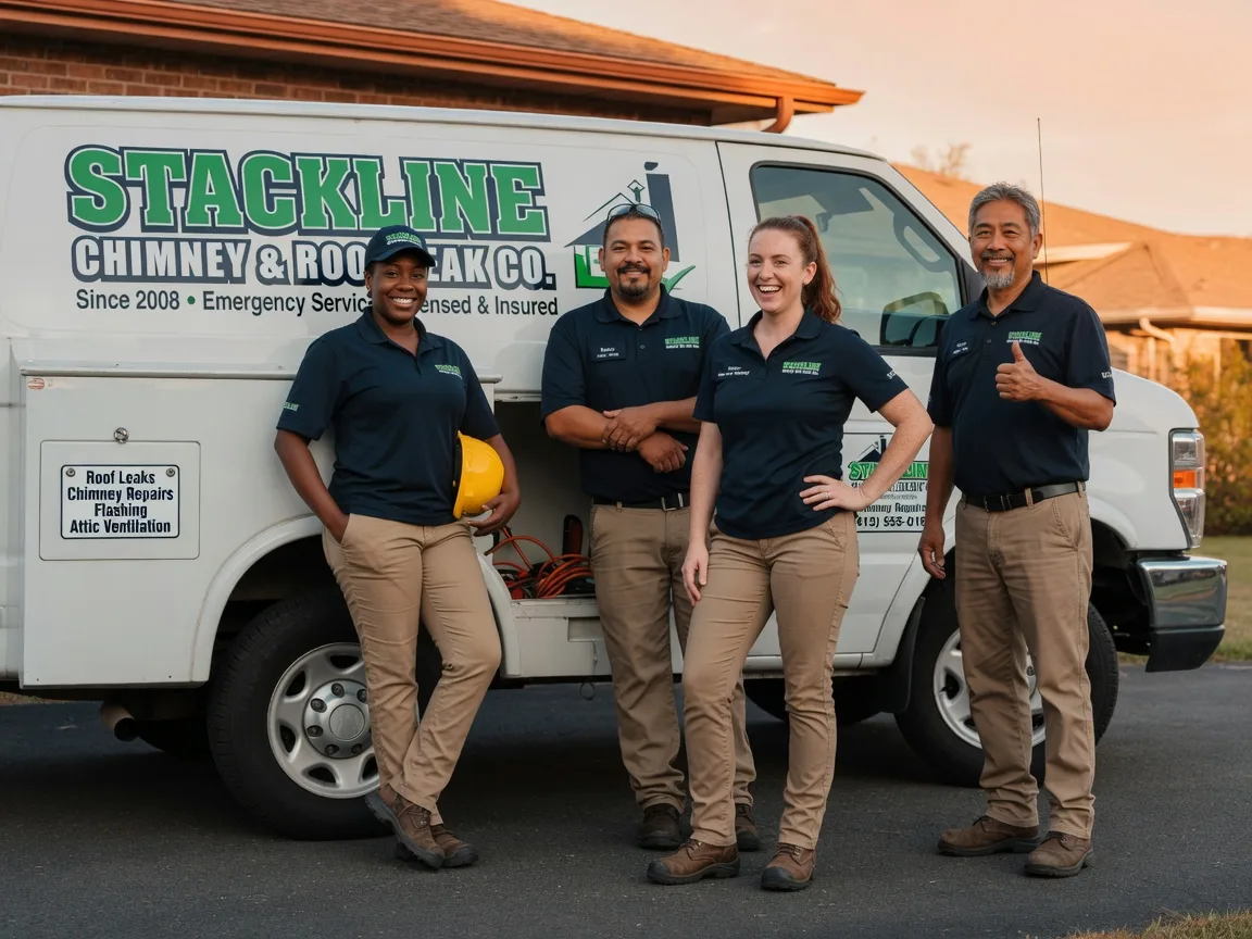 Chimney flashing repair company in Lyles, TN